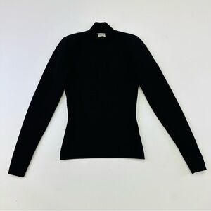 Aritzia Babaton black knit turtleneck Womens contour fit knit